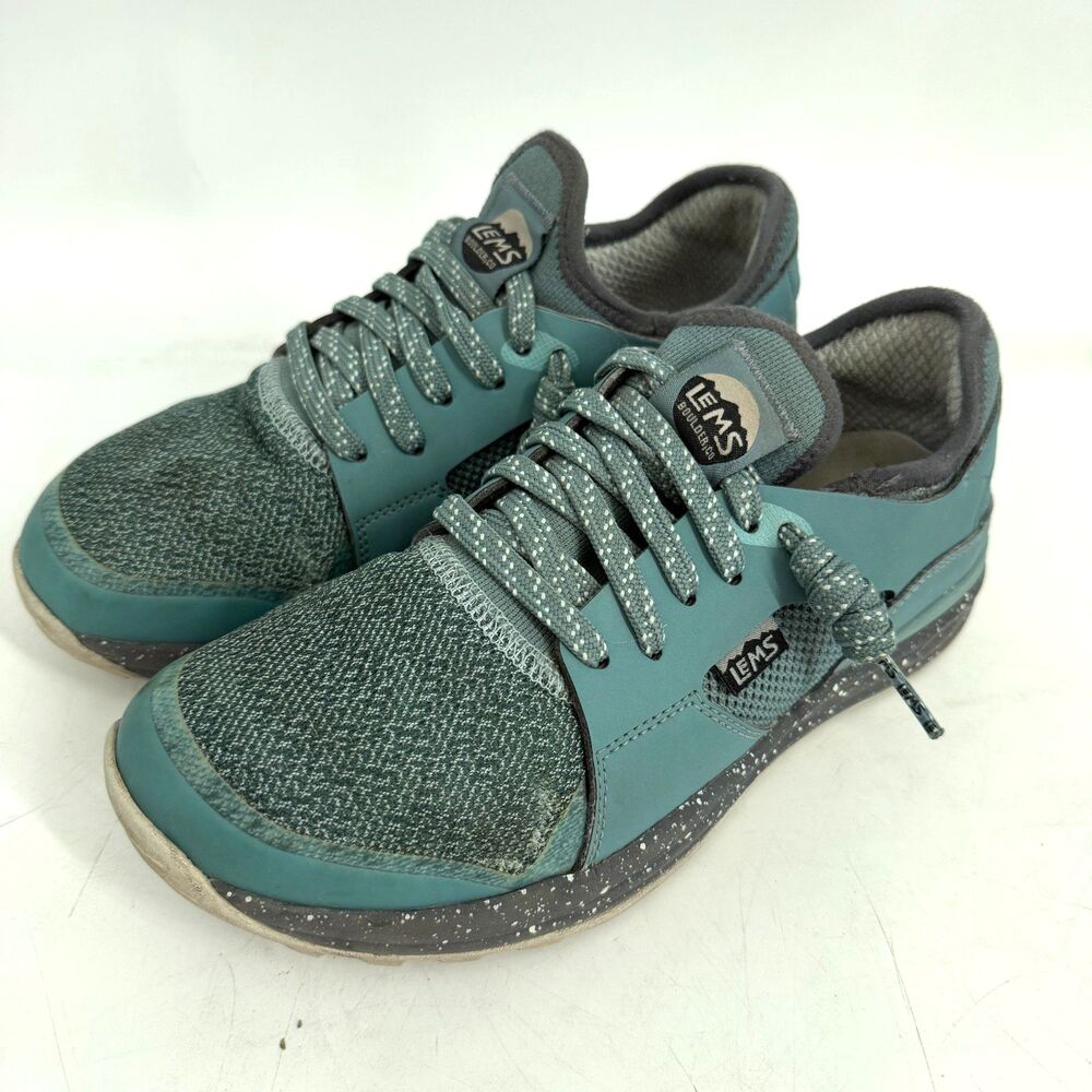 Lems Mesa Athletic Trail Running Shoes Hiking Womens Size 7.5 B Blue